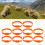 23 Inch Livestock Collar PU 10 Orange 18