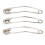 Ni Plated Curved Safety Pins 200 Pcs 1