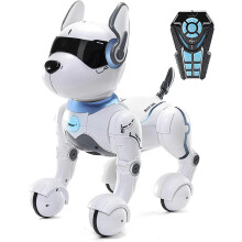 Kauko-ohjattava robottikoiralelu kosketus- ja ääniohjauksella, yhteensopiva 3–10-vuotiaiden lasten kanssa