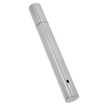 Stainless Steel Document Tube Storage Silver 30x3.5x3.5cm 1Set