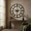 Large Metal Wall Clock for Living Room and Kitchen 5