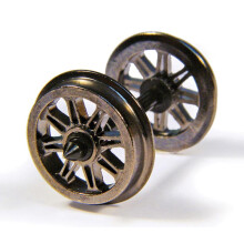 Bachmann Branchline 36-028 Metal Split Spoked Wagon Wheels x10