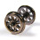 Bachmann Branchline 36-028 Metal Split Spoked Wagon Wheels x10 1