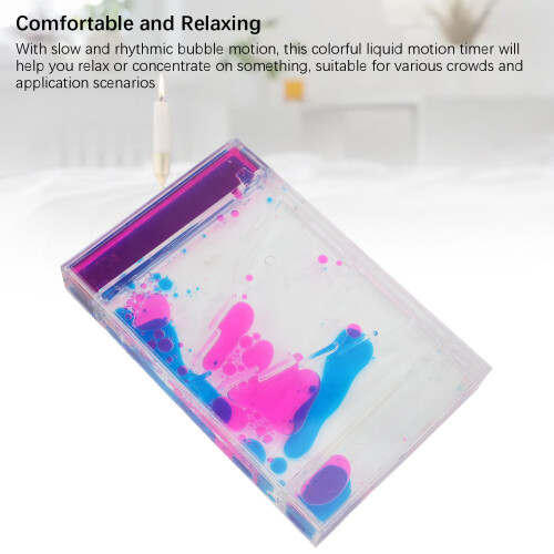 Red Blue Bubble Timer Calming Toy