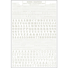 Woodland Scenics MG752 Stencil & Block Roman White