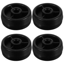 4 ruedas de rodillo para equipos de fitness compatibles con cintas de correr y bicicletas estáticas para gimnasio en casa.