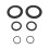 6 Pack Pool Washer 25076RP Silicone Kit 4
