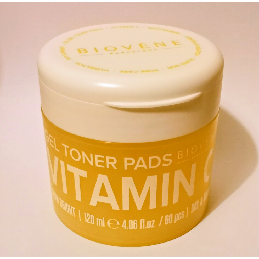 VITAMIN C Glow Bright Gel Toner Pads with Vitamin C 120ml 60 Pads