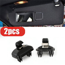 2X BLACK SUN VISOR CLIP HOLDER HOOK FOR AUDI A3 S3 A4 A5 Q3 Q5 TT 8U08575624PK