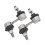 VOLLSUN 2-Piece Rear Stabiliser Bar E39 5-Series 1