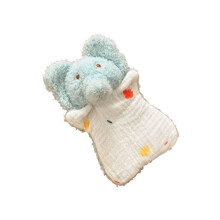 Soothing Hand Puppet Plush Dolls Animal Large-baby elephant