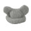 Weiche elastische Puppenmütze für 10 cm Plüschtierpuppe,-Grau 1