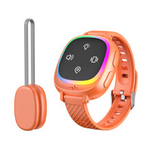 Portable Infant Pee Detection Device Bedwetting Alarm -Orange
