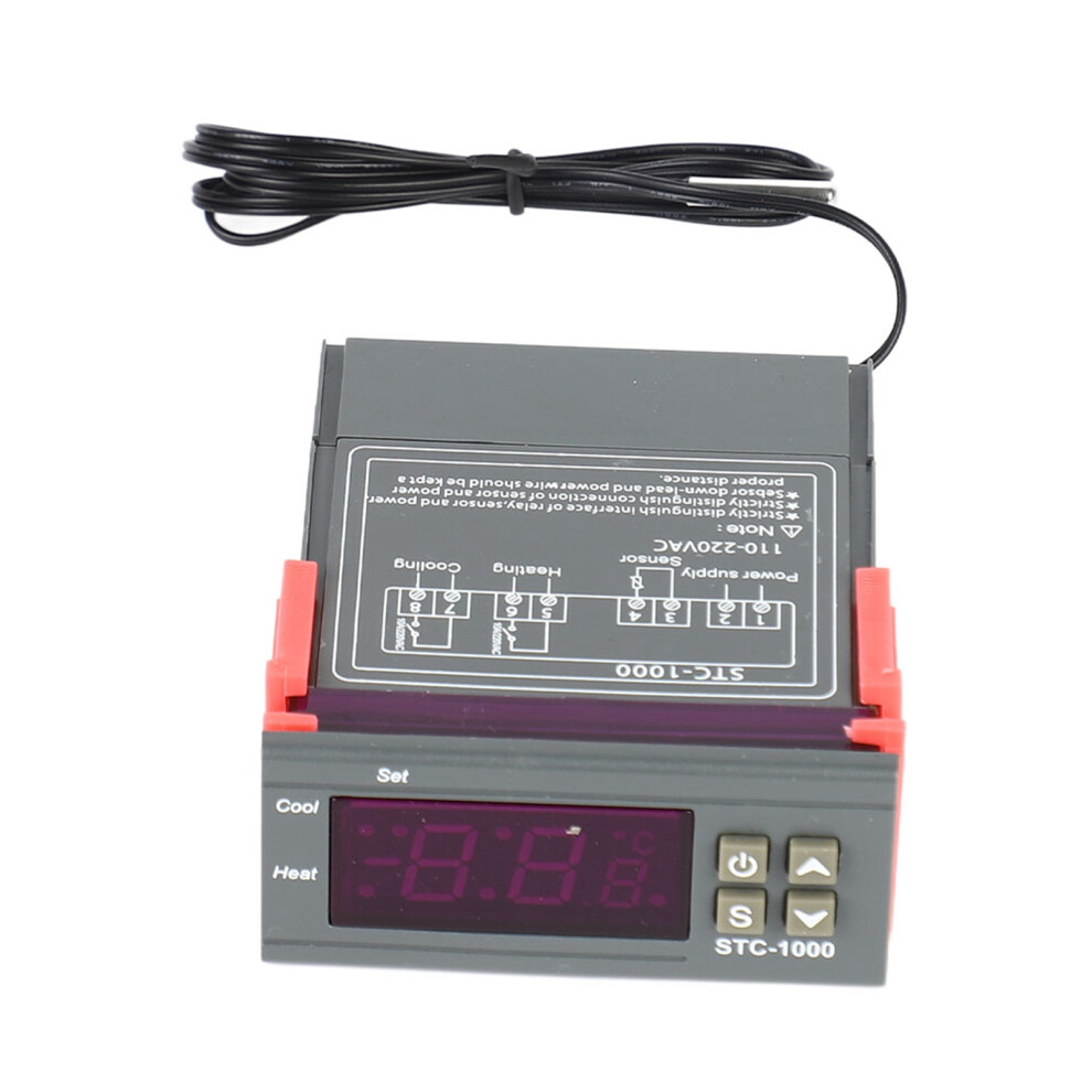 Dual Relay Digital Thermostat 110-220V 7444352713370