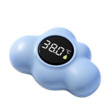 Plastic Baby Water Temperature Device with Big-Cloud blue