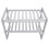 Grey 2-Tier Under Sink Rack Adjustable 19