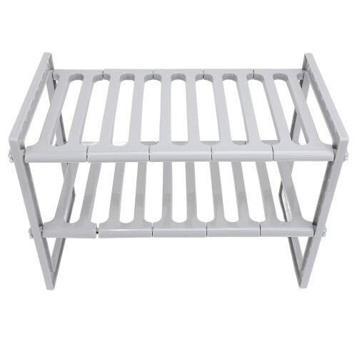 Adjustable Kitchen Cabinet Organiser 2 Tier