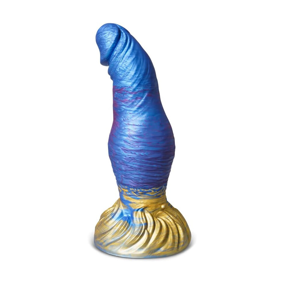 Behorny Dildo Sex Toy, Liquid Silicone Alien / Dragon Dildo With Suction Cup