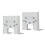 Quick Install Cabinet Door Jamb Tool Woodworking Panel-2pcs 1