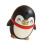 Plastic Automatic Toothpick Dispenser Penguins-black and white 1