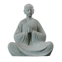 Aquarium Decors Ornament Fish Tanks-The wishing monk sit large