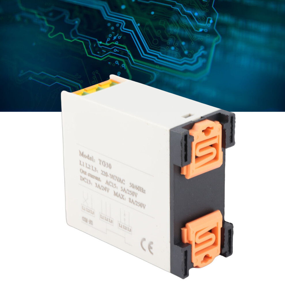 TG30 Phase Sequence Relay 3-Phase 220-380VAC