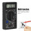 Digital multimeter, portable multimeter ohmmeter for computer maintenance and electrical inspection 2
