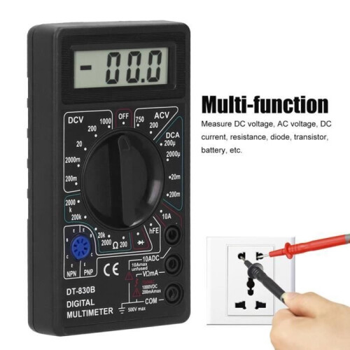 Digital multimeter, portable multimeter ohmmeter for computer maintenance and electrical inspection 1