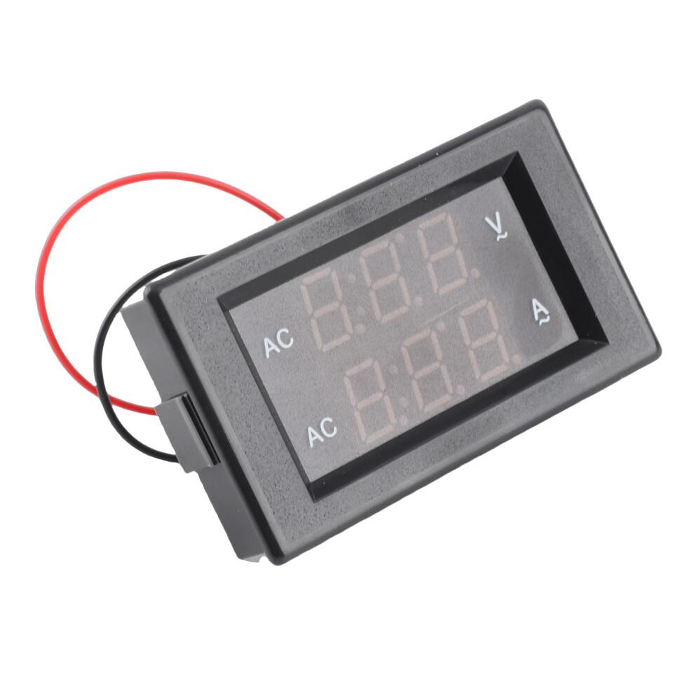 Ac 500V 50A Led Display Voltmeter Ammeter Red/Green