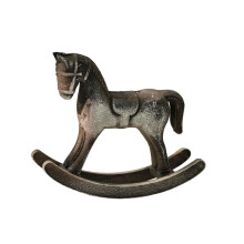 Scandinavisch Houten Hobbelpaard Miniatuur Sculptuur-2