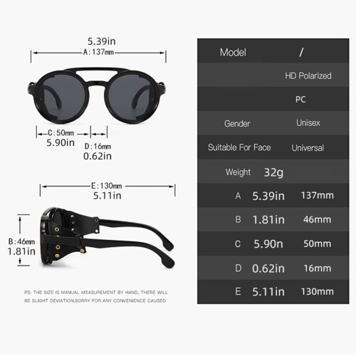 Unisex Retro Windproof Sunglasses Sand Resistant Design-6 2