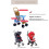 Quick Released Safety Buckle for Baby Dining Seats Five Point 4