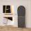 (Gold, 162x53cm) Arch Full Length Mirror Floor 8