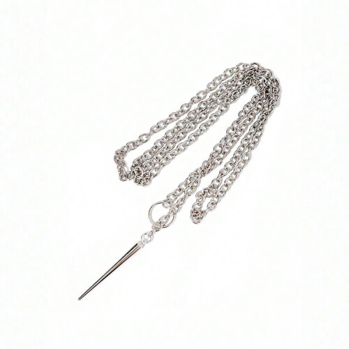 Trendy Oversized Layering Necklace Featuring Cone Charm Neck