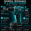 MYLEK MYLEK 21V Cordless 2-Speed Drill Driver 29-Piece Kit 2 Batteries 9