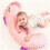 Ergonomic Moon Shape Design Cuddle Cushion With Soft-Blue 6