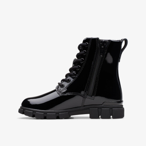 Clarks Evyn Charm Kid Black Patent 1