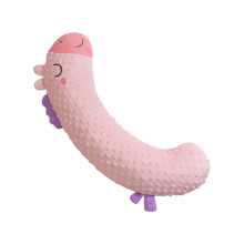 Ergonomisch knuffelkussen in maanvorm met zacht katoenen-Roze