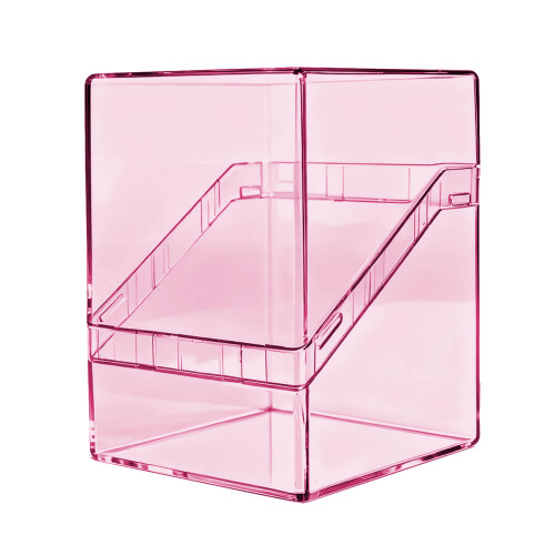 Convenient Transparent Acrylic Trading Card-Transparent pink