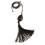 Unique Handmade Black Bead Pendant Necklace With Delicate-B 1