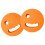 1pair Multipurpose Floating Board Nonslip Exercise-Orange 1