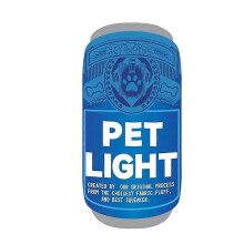(Blue beer) Plush elastic chew-resistant pet supplies plush cans dog self-entertainment sound toy