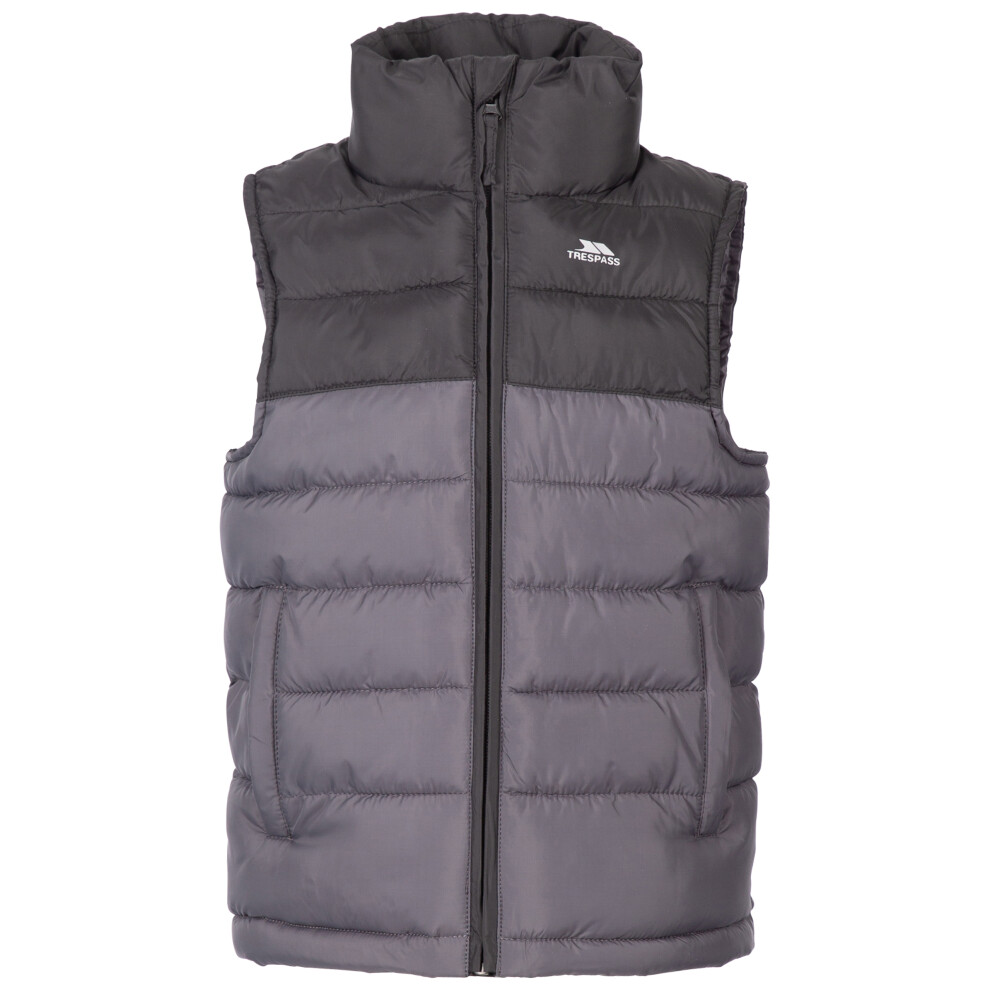 Trespass (11-12 Years, Black) Kids Padded Gilet Bodywarmer Oskar Black,Not,Specified