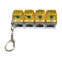 LED Light Up Mechanical Keycap Relaxation-Transparent yellow
