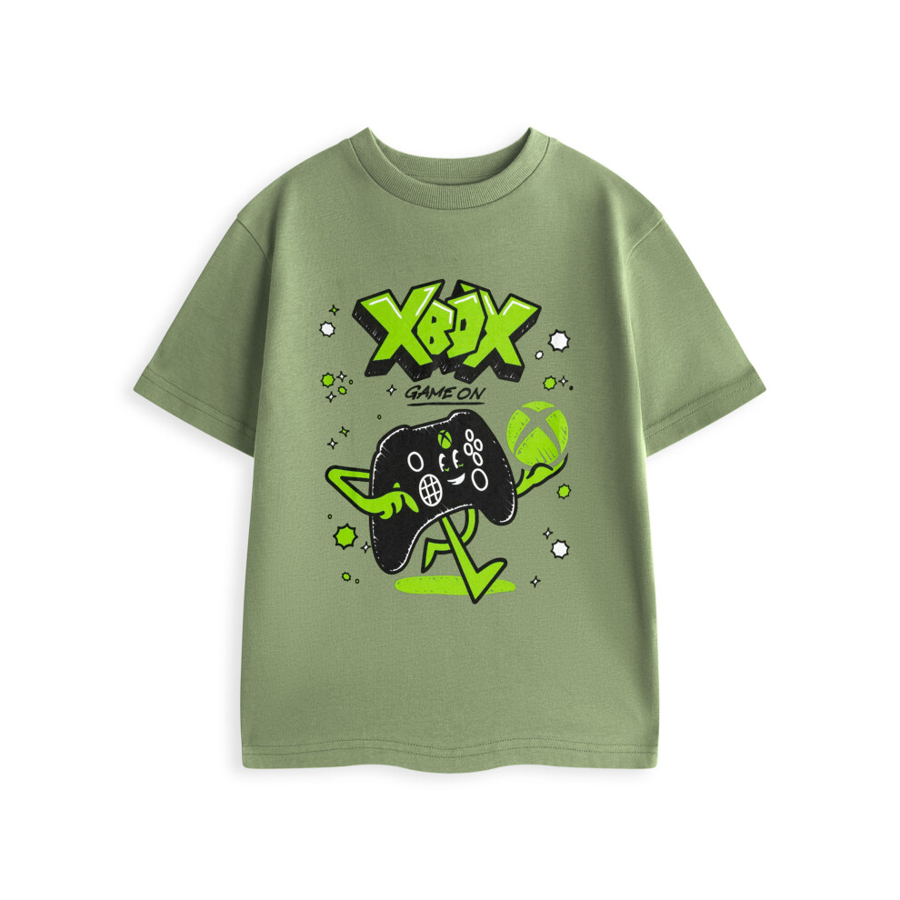 Xbox (5-6 Years) Short Sleeved T-Shirt (Boys ) Green
