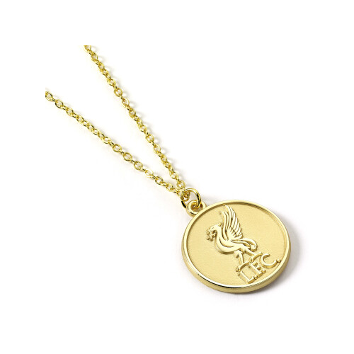 Liverpool FC Livepool Gold Tone Crest Necklace 1