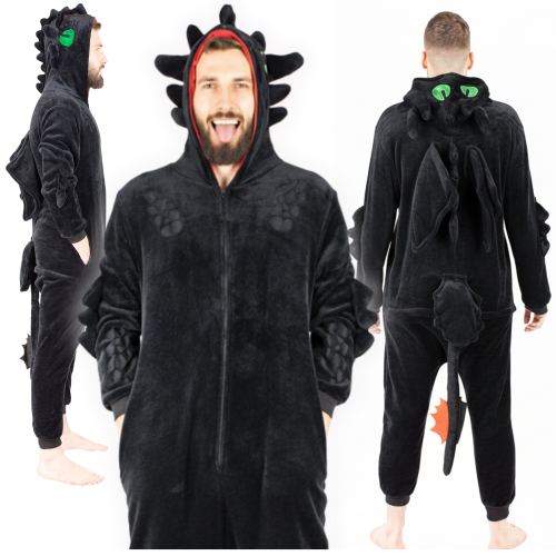 Costume intero Furia Gialla Nero L