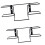 Platzsparender Metall-Handschuhspenderhalter,-Komplettes Set 1