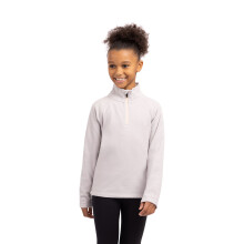 (3-4 Years, Pale Grey) Trespass Girls 1/2 Zip Jumper Pullover Meadows