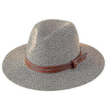 (56-58cm, Khaki01) 56-58-59-60CM New Natural Panama Soft Shaped Straw Hat Summer Women/Men Wide Brim Beach Sun Cap UV Protection Fedora Hat